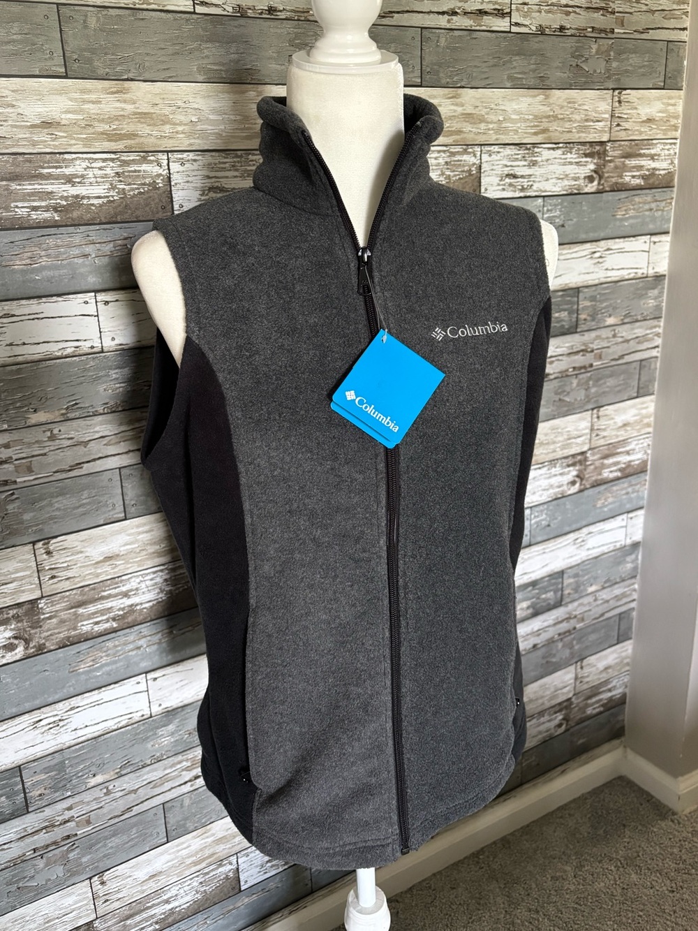 Columbia Sawyer Rapids 2.0 Fleece Vest Outerwear Cozy Full Zip Womens Size S